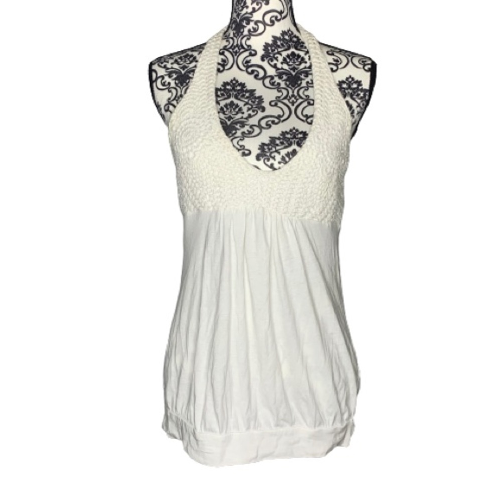 Victoria Secret White Halter Bra Top